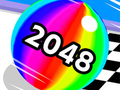 Gêm Rhedeg Pêl Liw 2048 ar-lein