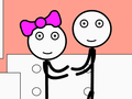 Gêm Stickman Ffoi - Stori Cariad ar-lein