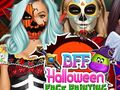 Gêm BFF Paentio Wyneb Halloween ar-lein