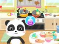 Gêm Glanhau gyda Panda Bach ar-lein