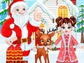 Gêm Diddordeb Nadolig gyda'r Reindeer Baby Taylor ar-lein