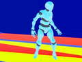 Gêm Noob Robo Parkour ar-lein