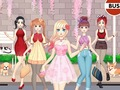 Gêm Gêm Gwisgo Merched Anime ar-lein