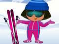 Gêm Dora: Wisgo Ar Ski ar-lein