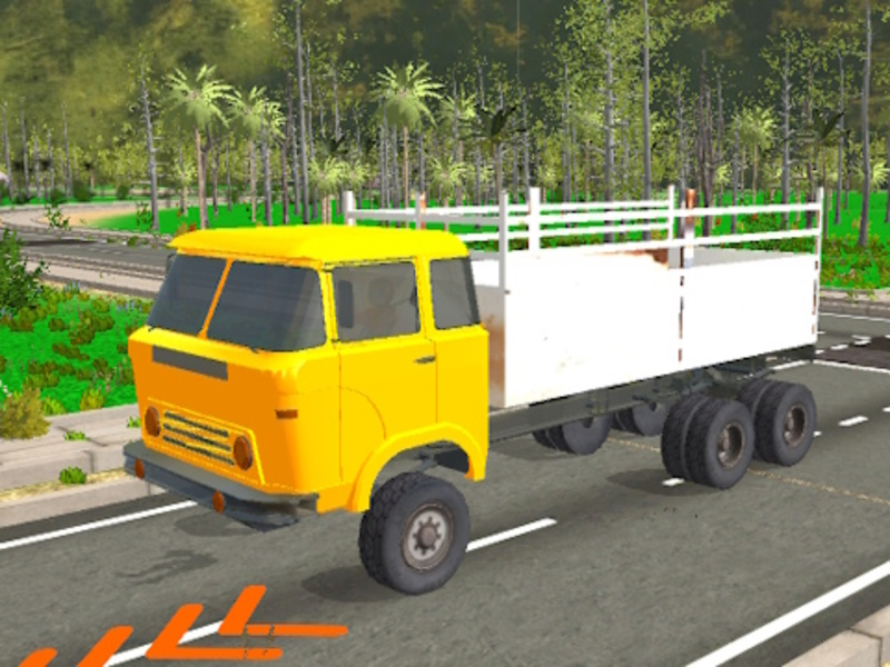 Gêm Gyrrwr Tryc Cargo Amhosib 2025 ar-lein