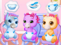 Gêm Gofal Chwiorydd Pony Babg ar-lein