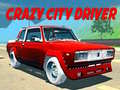 Gêm Gyrrwr Crazy City ar-lein
