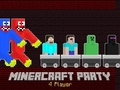Gêm MinerCraft Parti 4 Chwaraewr ar-lein