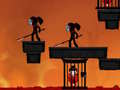 Gêm Rhyfelwr Stickman Ninja HTML5 ar-lein