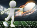 Gêm Stickman Rygbi Rhedfa a Chlwyf ar-lein