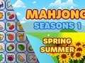 Gêm Mahjong Tymhorau 1 Gwanwyn Haf ar-lein