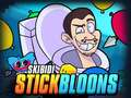 Gêm Skibidi Stick Bloons ar-lein