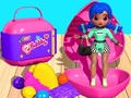 Gêm Surprise: Agorfa Doll Makeup ar-lein