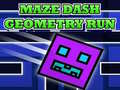 Gêm Geometry Dash Mapiau Labyrinth ar-lein