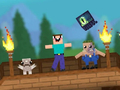 Gêm Noob: Surviving yn Terraria ar-lein