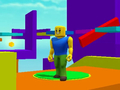 Gêm Obby Robby: Dim ond i fyny! ar-lein