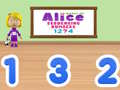 Gêm Byd Alice: Dilyniant Rhifau ar-lein