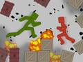 Gêm Parkour yn y Parc Chwarae ar-lein