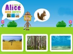Gêm Byd o Habitat Anifeiliaid Alice ar-lein