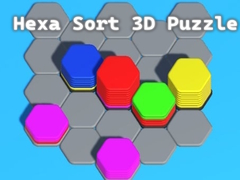 Gêm Puzzle Sortio Hexa 3D ar-lein