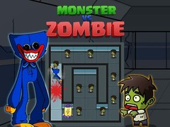 Gêm Monstr yn erbyn Zombie ar-lein