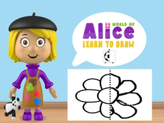 Gêm Byd Alice: Dysgu i ddarlunio ar-lein