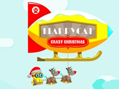 Gêm FlappyCath Nadolig Gwallgof ar-lein