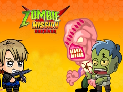 Gêm Survivor o'r Misiwn Zombie ar-lein