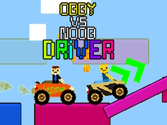 Gêm Obby yn erbyn Gyrrwr Noob ar-lein