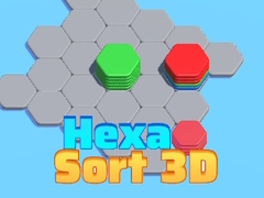 Gêm Trefnu Hexa 3D ar-lein