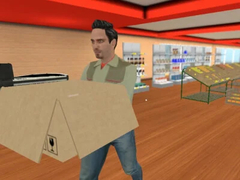 Gêm Simulator Rheolwr Supermarket ar-lein