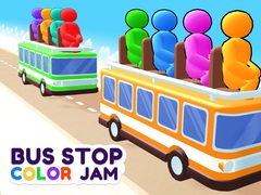 Gêm Jam Liw yn y Stop Bws ar-lein