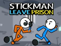 Gêm Stickman Yn Ffo o'r Carchar ar-lein