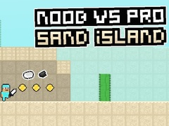 Gêm Noob yn erbyn Pro: Ynys Tywod ar-lein