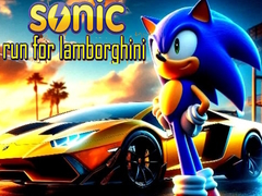 Gêm Sonic Rhedo ar gyfer Lamborghini ar-lein