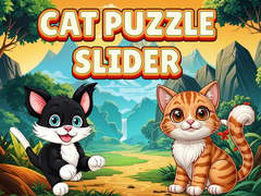 Gêm Slyd Puzzl Cath ar-lein