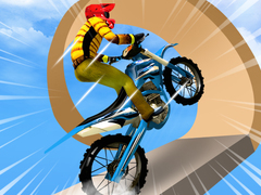 Gêm Chwedl Rasio Stunt Beic ar-lein