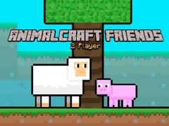 Gêm AnimalCraft Ffrindiau 2 chwaraewr ar-lein