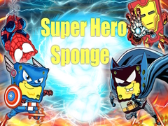 Gêm Super Hero Sponge ar-lein