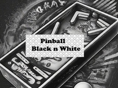 Gêm Pinball Du a Gwyn ar-lein