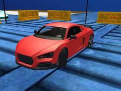 Gêm Cerbyd Ultimate Stunt Racer ar-lein