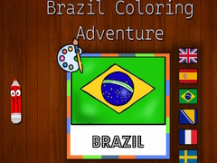 Gêm Anturiaeth Liwio Brazil ar-lein