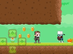 Gêm Ninja Yn Erbyn Ymosod Zombie ar-lein