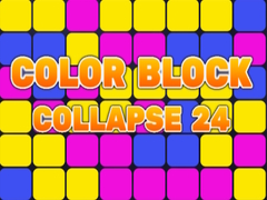 Gêm Collapse Blociau lliw 24 ar-lein