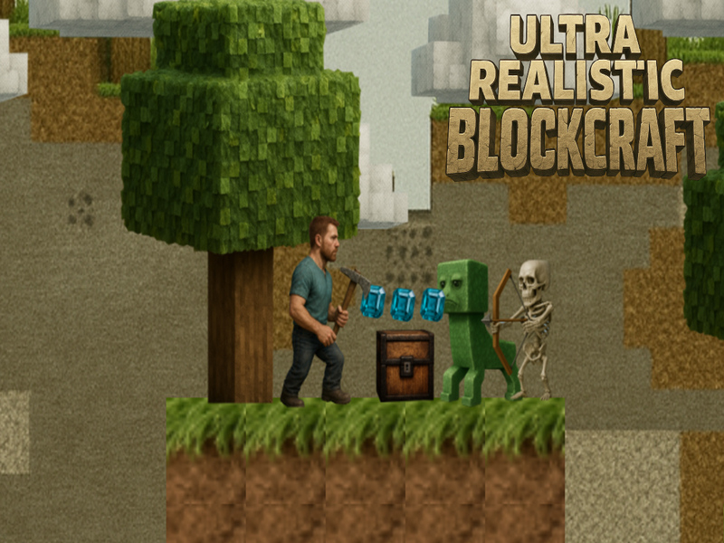 Gêm Bloccraft ultra realistig ar-lein