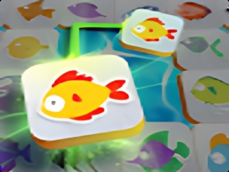 Gêm Mahjong cysylltu byd pysgod ar-lein