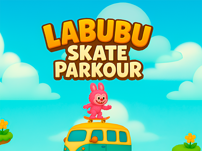 Gêm Sglefrio Labubu Parkour ar-lein