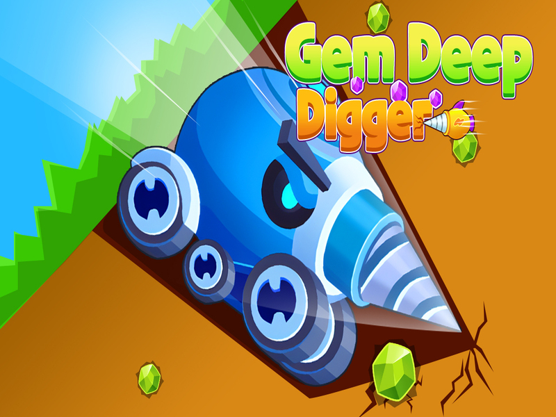 Gêm Digger Dwfn Gem ar-lein