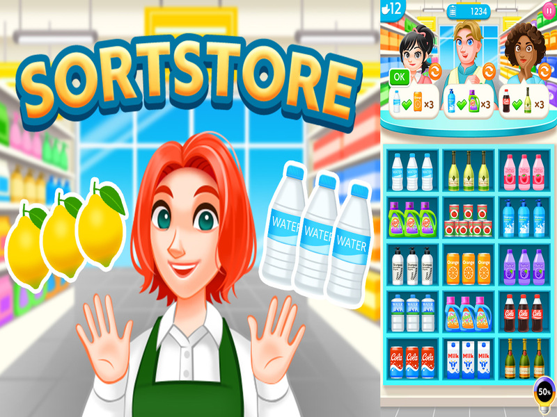 Gêm SortStore ar-lein