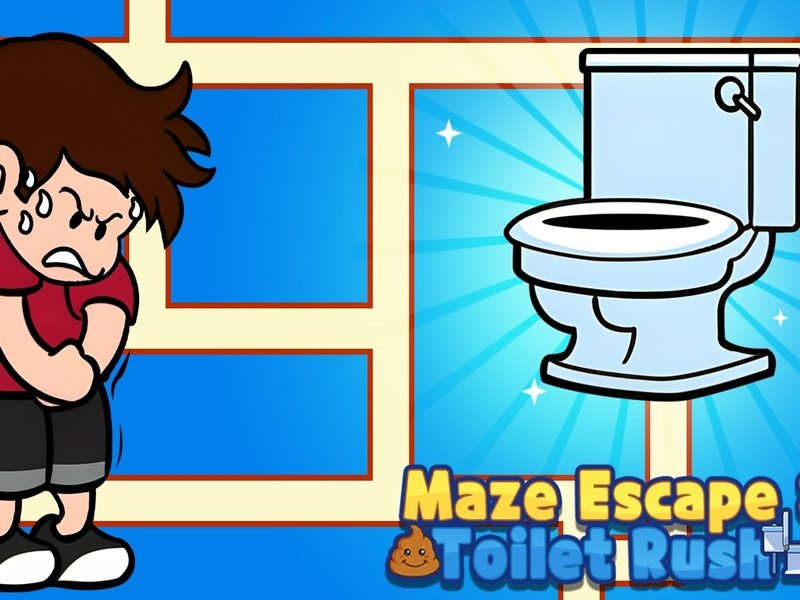 Gêm Rush Toilet Rush Dianc Maze ar-lein